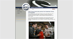 Desktop Screenshot of hepu-pumpen.de